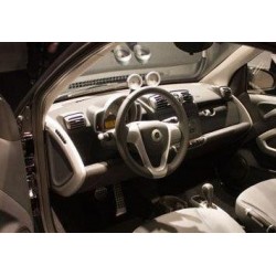 Terminali Cruscotto Brabus Smart ForTwo 451 Argento