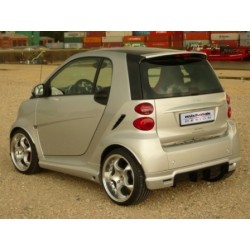 Dachspoiler S-mann für Smart ForTwo 451 Coupe oder Cabrio, sportlicher Look