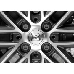 Brabus Silber Nabenkappe Smart ForTwo ForFour 453