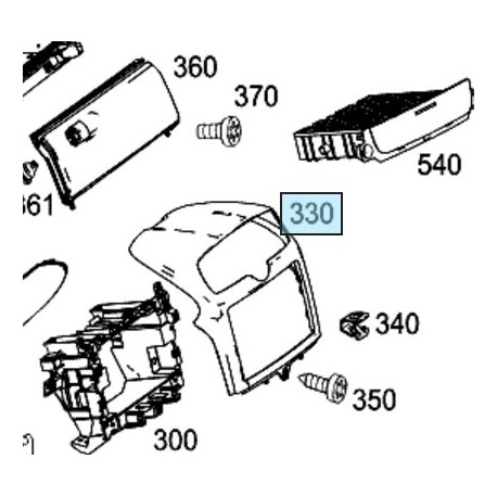 tira de ajuste del Smart ForTwo 451