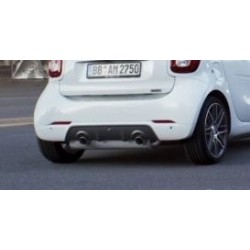 Brabus rear diffusor for the standard smart exhaust systems ForTwo 453