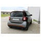 Tubo de escape Fox Smart ForTwo 453 78x75 tipo 70 a la derecha / izquierda