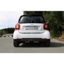 Tubo de escape Fox Smart ForTwo 453 2x80 tipo 14 centrale