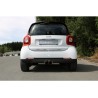 Central exhaust pipe Fox Smart ForTwo 453 2x80 type 14