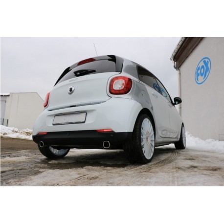 Rohr Auspuff Fox Smart ForTwo 453 78x75 Typ 70 rechts / links