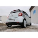 Tubo de escape Fox 78x75 tipo 70 a la derecha / izquierda Smart ForTwo 453
