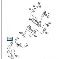 Remache de expansión para transportador de aire Smart ForTwo 450 Roadster 452