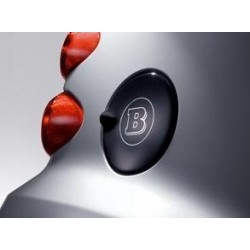 Cubierta de Tapa de Depósito Brabus Smart ForTwo 451 - Negro Brillante
