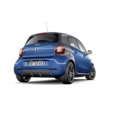 Brabus rear diffusor for the standard smart exhaust systems ForFour 453