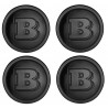 Brabus tapacubos Smart Fortwo ForFour 453 - Negro