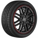 BRABUS Monoblock VIII Alloy Wheels 16" Red