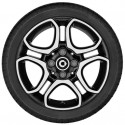 Rear 5-twin-spoke (15") Smart ForTwo ForFour 453