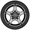 Cerchi a 5 doppie razze (16") Smart ForTwo 453