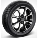 Cerchio anteriore 8 razze nero (15) Smart ForTwo ForFour 453