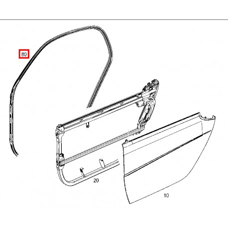 Junta Para Puerta ForTwo 451 Coupe