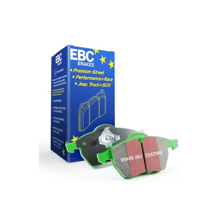 EBC GREENSTUFF PASTILLAS DE FRENO DE DISCO FRENTE