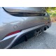 Smart ForTwo 453 Grembialatura Posteriore per Triplo Scarico Centrale