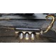 Triplo Tubo di scarico centrale ForTwo 453