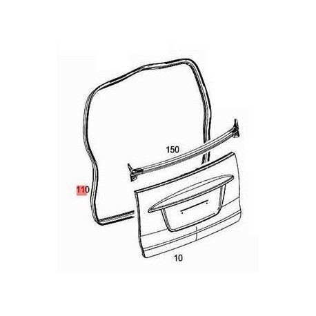 Junta Para Puerta ForTwo 451 Coupe