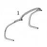 Sello delantera para capota Smart Roadster 452