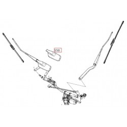 Protezione braccio tergicristallo Smart ForTwo 453