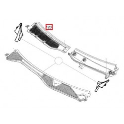Griglia di ventilazione Smart ForTwo 453