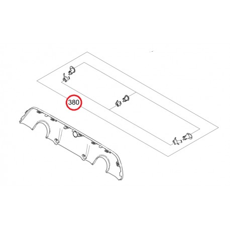 Installation kit Parktronic Smart 453