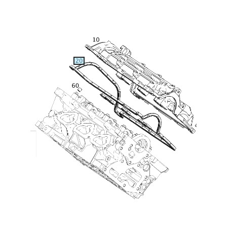 Cylinder Head Gasket Smart 453 90CV