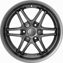 Cerchi in lega BRABUS Monoblock VII" 16"17" Metal Gray Fortwo 451