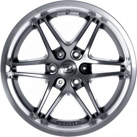 BRABUS “Monoblock VII” Black and Chrome wheels 16