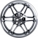 BRABUS Monoblock VII Black Chrome 16/17" Smart ForTwo 451