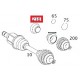Cuffia Semiasse Smart ForTwo 451