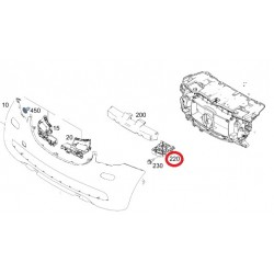 Styrofoam absorber impact absorber Smart 453 ForFour front