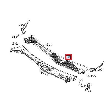 Support Element Skirt Left Brabus Roadster