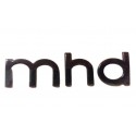 MHD Targhetta Nera Portello Posteriore