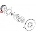 Polea de correa acanalada Smart ForTwo 451 No Turbo