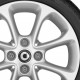 Cerchi a 8 razze Argento (15") ForTwo 453