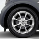 8-spoke wheel silver Smart ForTwo 453