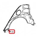 Clip hinteren Kotflügel Smart-ForTwo 451 Roaster 452