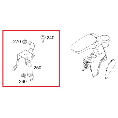 Kit installazione Bracciolo Smart ForTwo 453 - SmartKits SKs