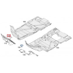 Dado Fissaggio Copertura Smart ForTwo 453