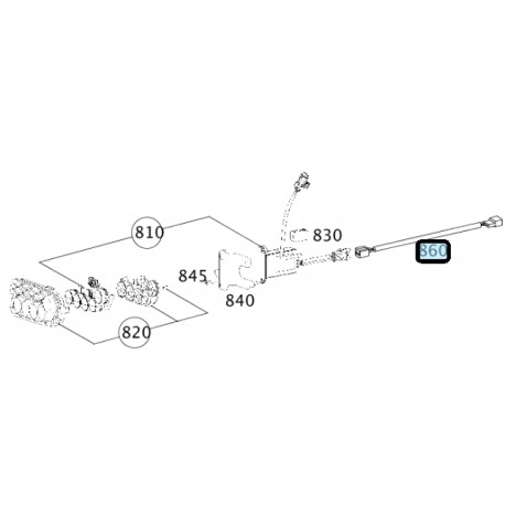 arnés de cables de los faros LED Smart ForTwo eléctrico 451