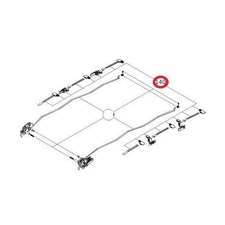 Slide Hoop Roof Bow Repair Kit - Smart ForTwo 453