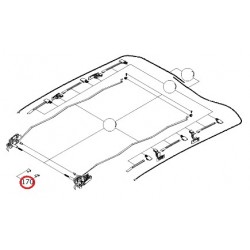 Kit de reparación de arco de techo de aro deslizante - ForTwo 451