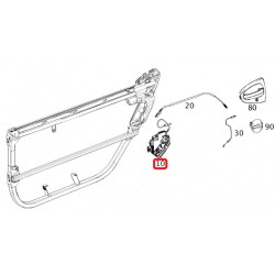 Portón trasero bloqueable Smart ForTwo 451