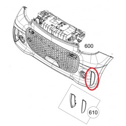 Rejilla de Adorno Spoiler Brabus ForTwo 451