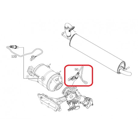 Lambda probe Smart ForTwo ForFour 453