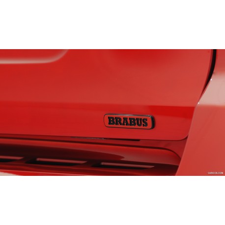 Brabus Logo Rojo Puerta Trasera Smart 450 451 452 453 454