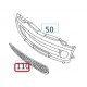 Griglia ornamentale centrale Smart Roadster 452