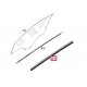 Guida di tenuta (SEALING RAIL) per cristallo Finestrino Esterno Smart ForTwo 453
